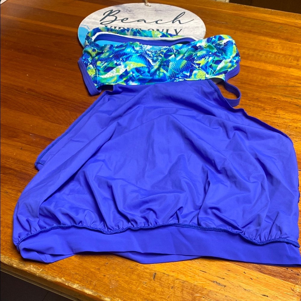 Profile By Gottex Tropical Blue Tankini